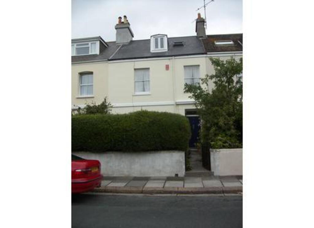 The front of the house from the street