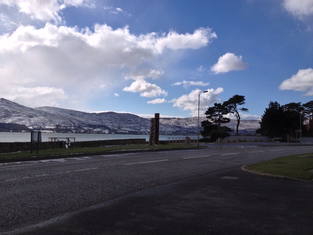 View of Carlingford Lough from our house