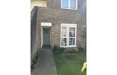 The front entrance of our cute little house in Archway, north London