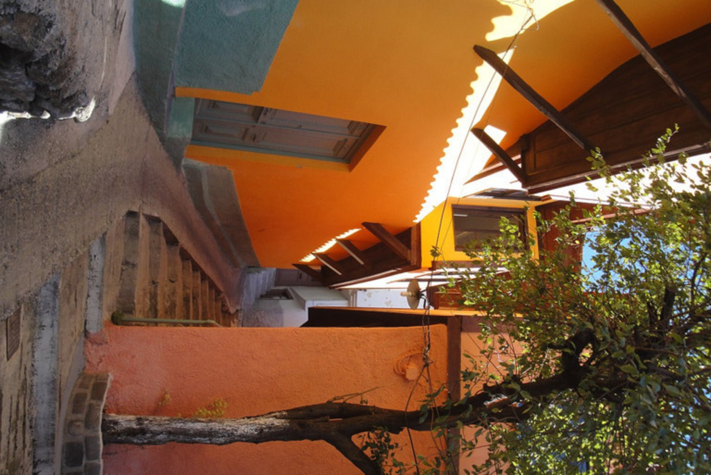 colouful houses in uphill alleys of ''PANAGIA'',old town