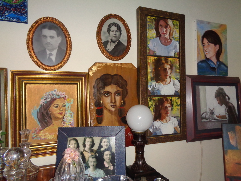 A COLLECTION OF PORTRAITS IN MIDDLE FLOOR