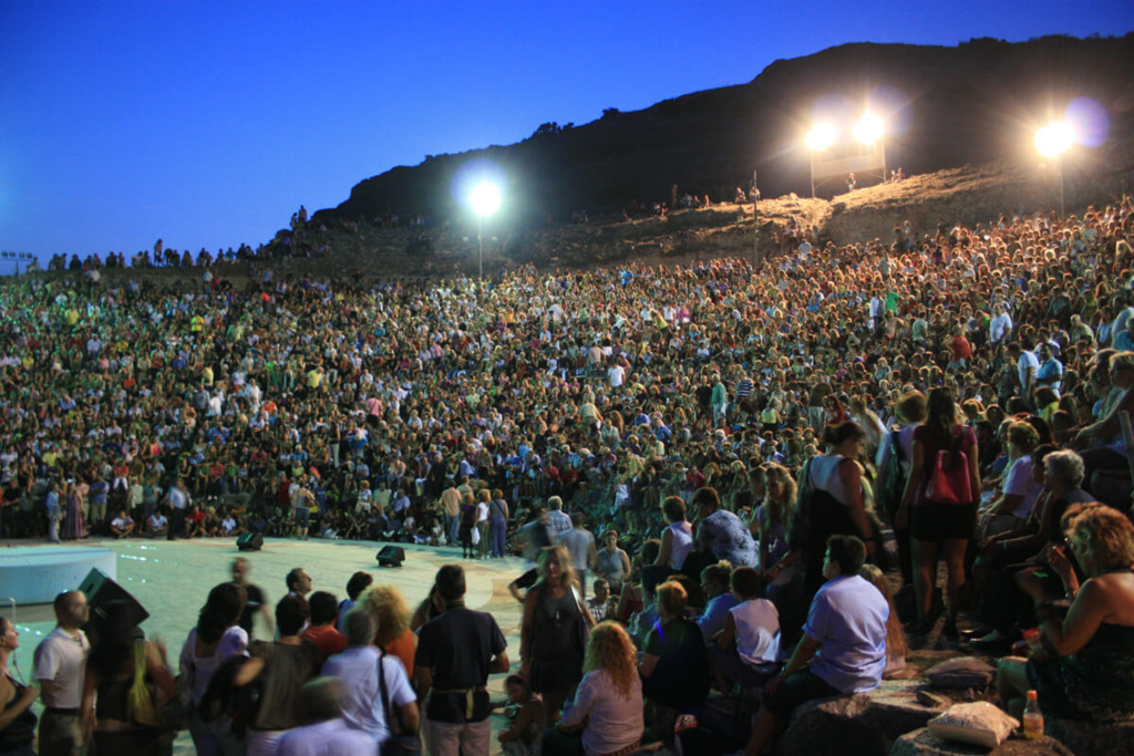 ANCIENT DRAMA AT PHILIPPI'S  ANCIENT OPEN THEATER