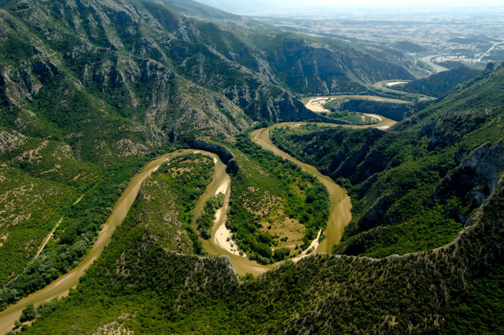 NESTOS RIVER,25 KM  FROM KAVALA...SCENIC   ITINERARY  WITH   KAYAK, ON  FOOT  AND  HORSE RIDING