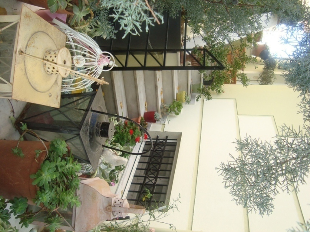 staircase to entrance door