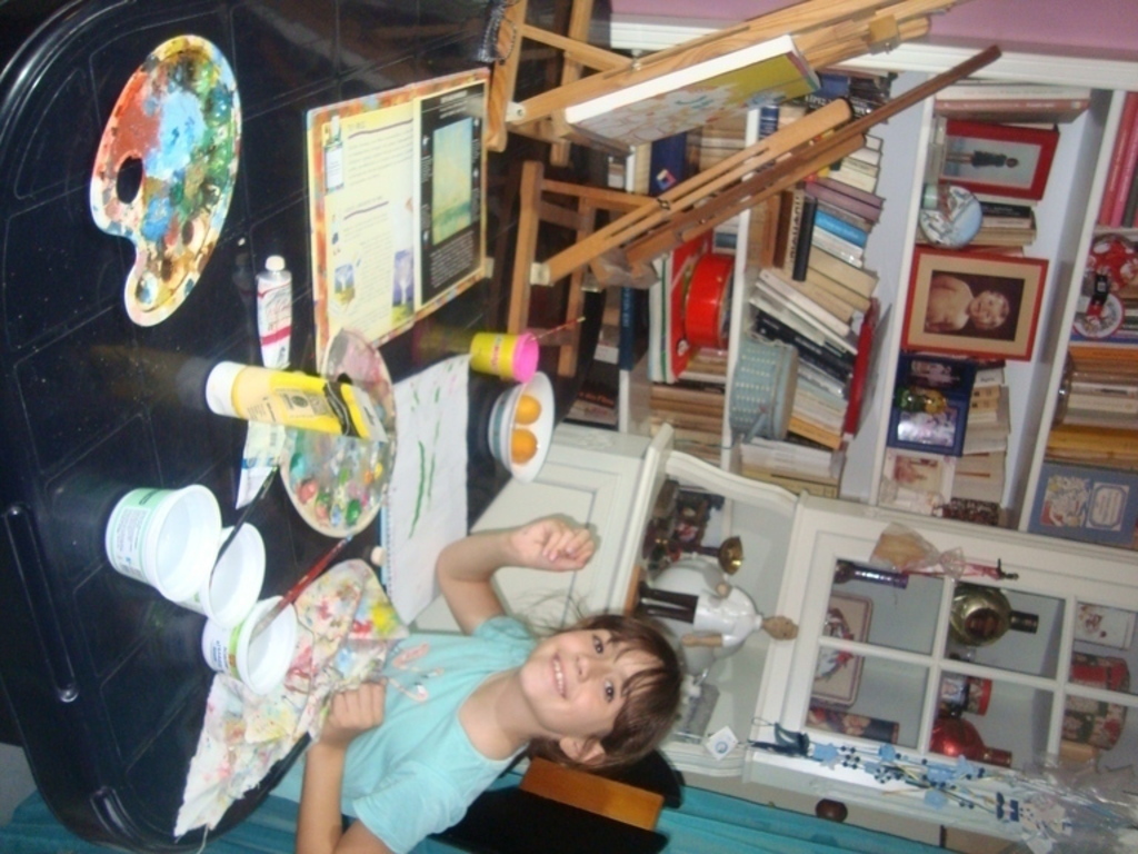 ground floor-library+painting corner for grandaughter