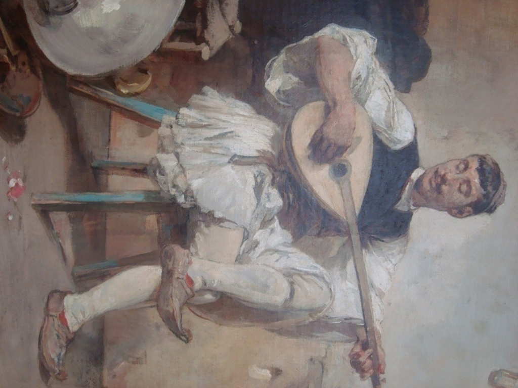 GREEK OF 1821 PLAYING NOT BOUZOUKI....BUT   SIMILAR 