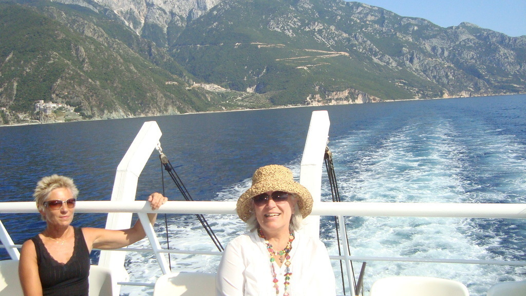 THE SHIP WHICH  MAKES THE JOURNEYBY ''HOLY MOUNTAIN''=ATHOS   CHALKIDIKI-OURANOUPOLIS