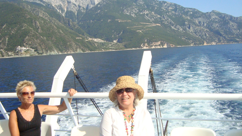 THE SHIP WHICH  MAKES THE JOURNEYBY ''HOLY MOUNTAIN''=ATHOS   CHALKIDIKI-OURANOUPOLIS