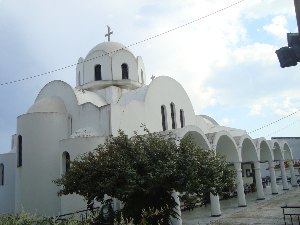 palio  church   for   virgin   Mary...just  in  front  the  beach