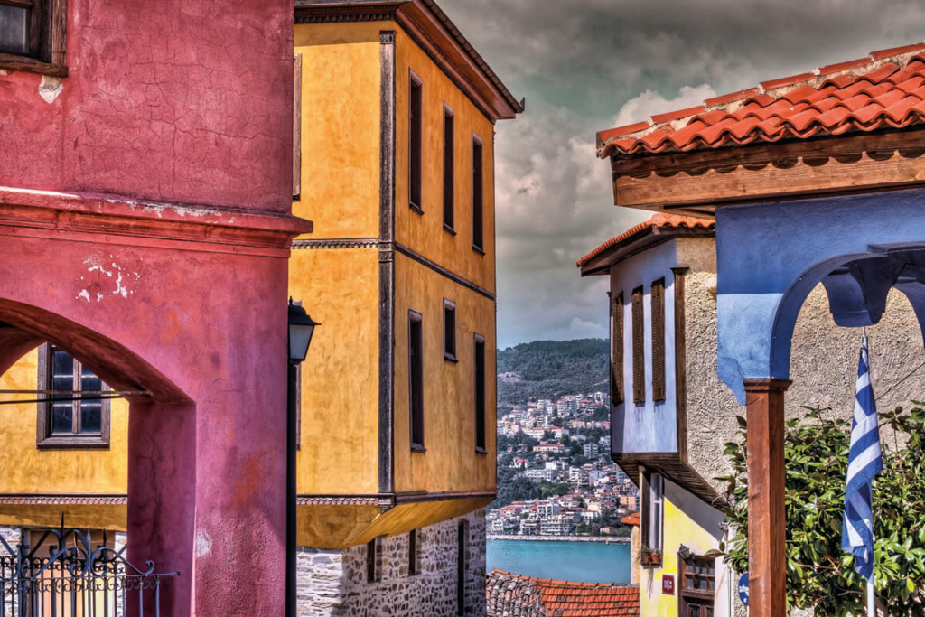 OLD TRADITIONAL HOUSES IN PANAGIA=OLD TOWN