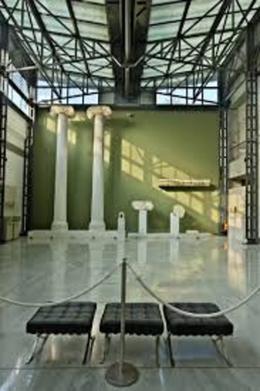 CENTRAL  HALL IN  ARCHAELOGICAL MUSEUM IN KAVALA