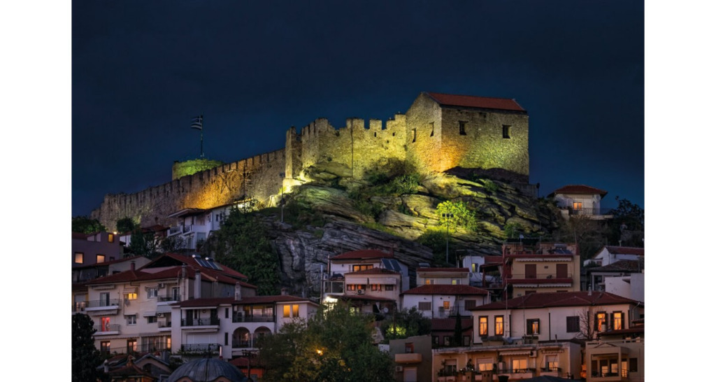 top of old town  the fortress, by night