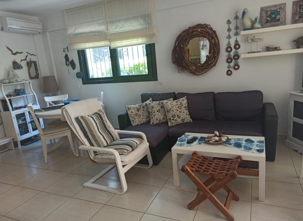 Living room couch becomes a double bed