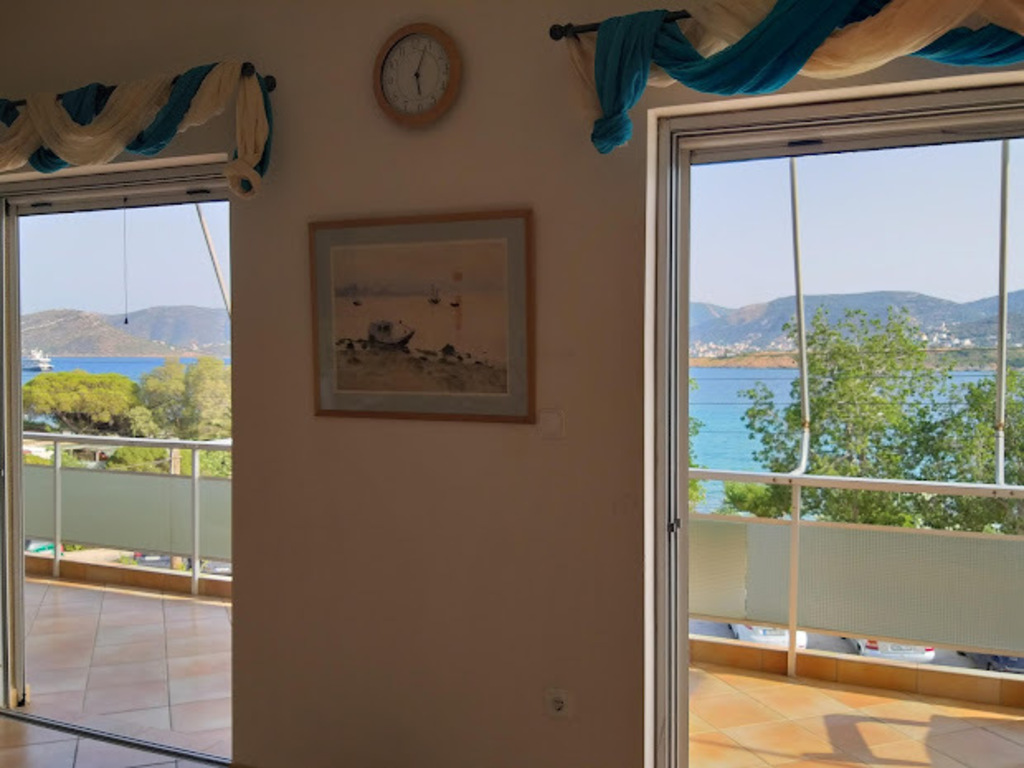 House in front of the sea