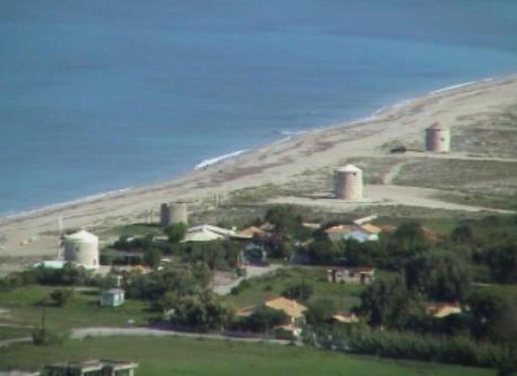 view of MYLOI in LEUKAS.
Beach near the city
