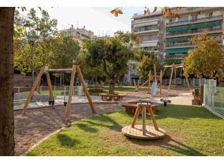 The Rotonda playground around the corner!