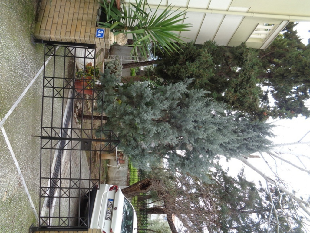 garden-parking entrance