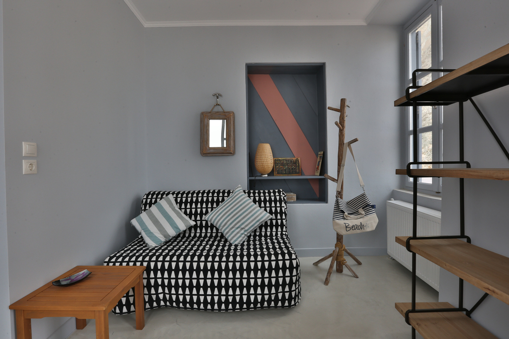 Le Retiré, pièce donnant sur la terrasse