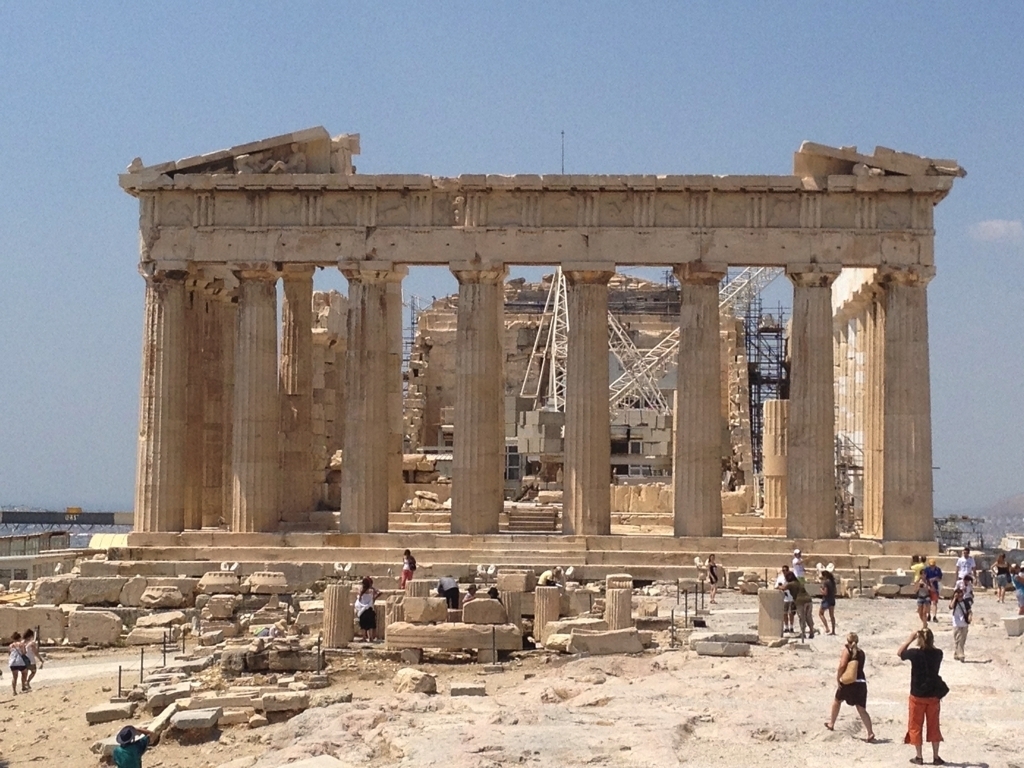 Some beautiful sites worth visiting from our house: Athens, Acrpolis