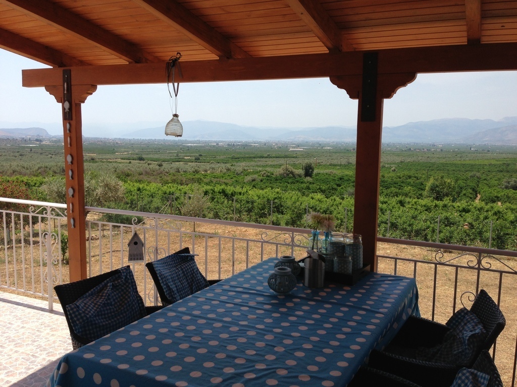 A beautiful view from the terrace .