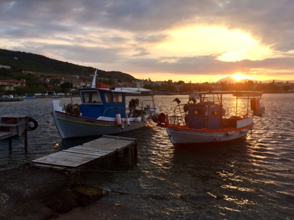 You may get your fish here or at the restaurant across the street