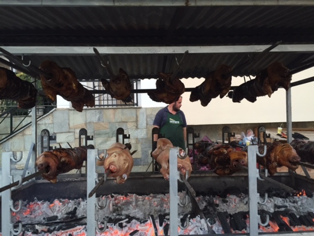 Annual festival Nafpaktos pig roast