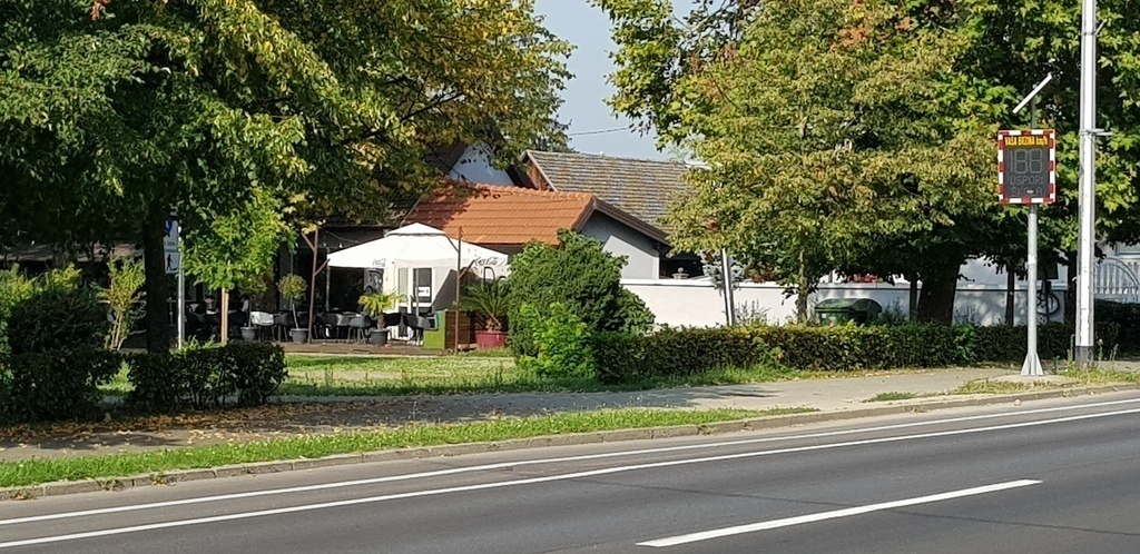 "Park" cafe, across the road