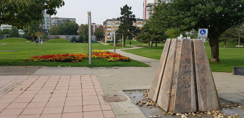 Park across the road