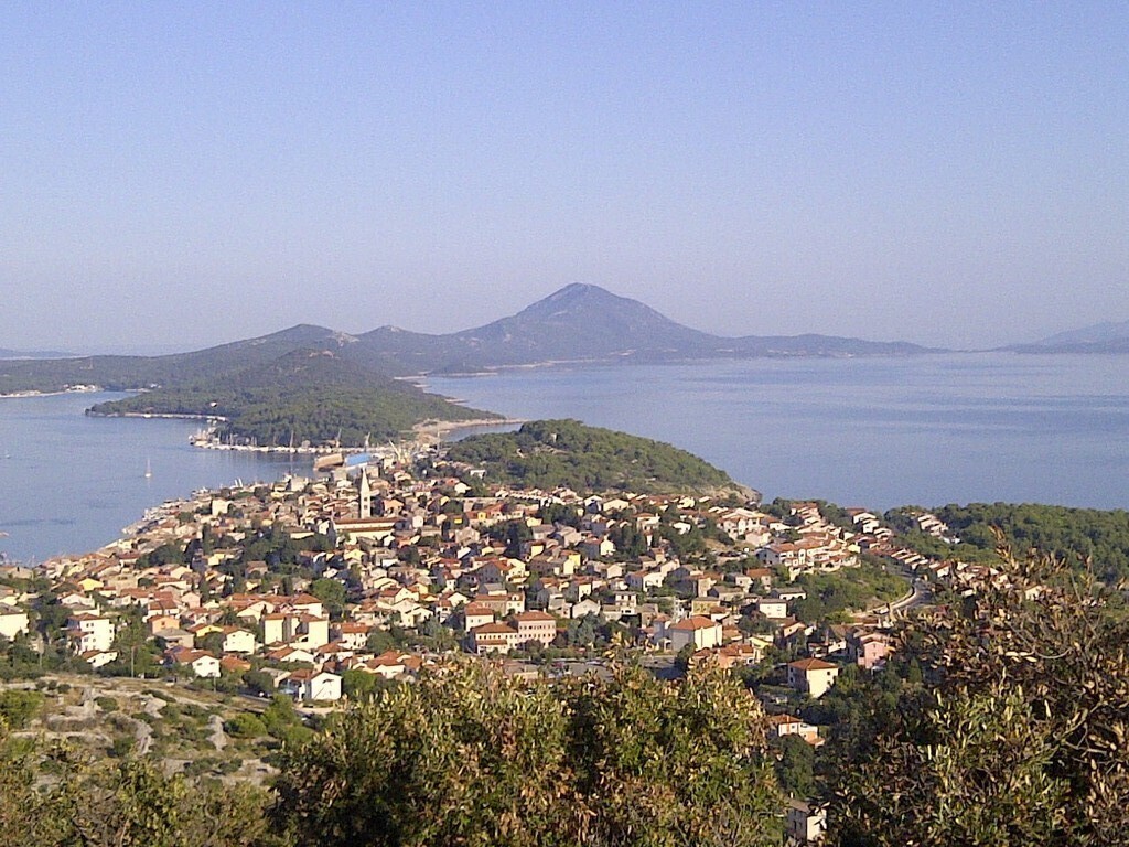 View to Mali Lošinj and rest of the Lošinj island