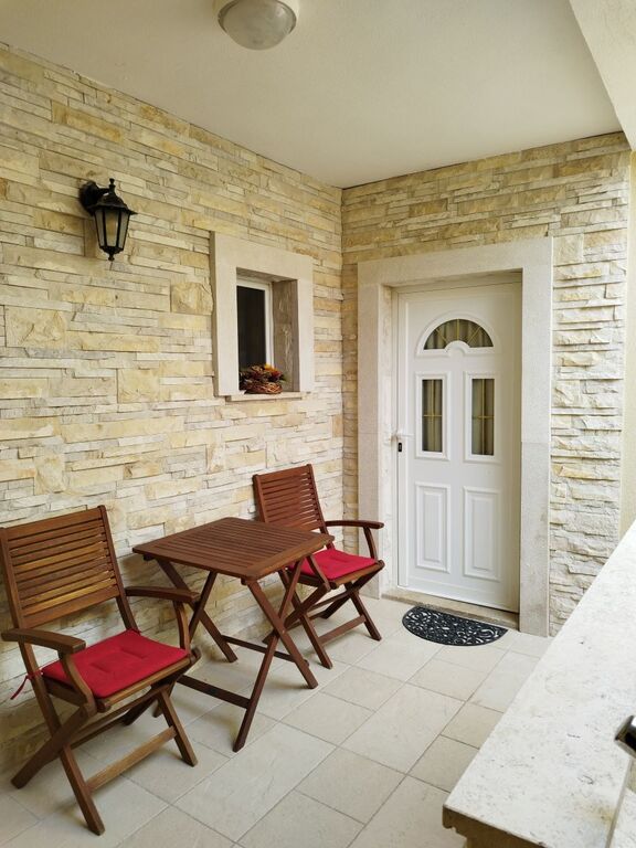 Small covered terrace