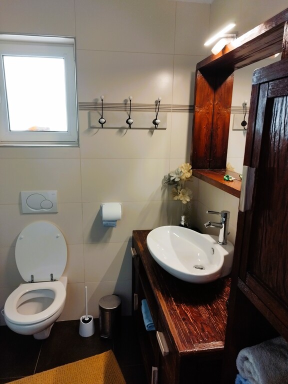 Bathroom (shower + toilet)