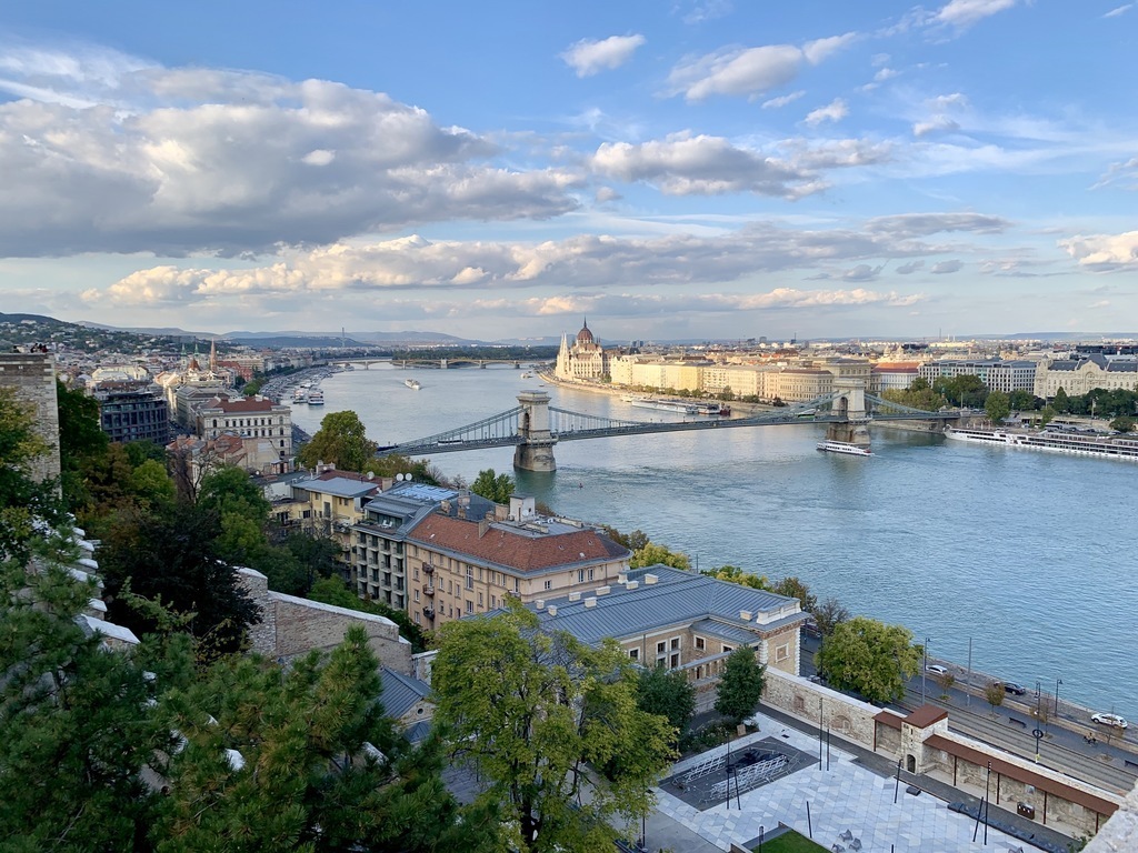 view of the city from the castle 