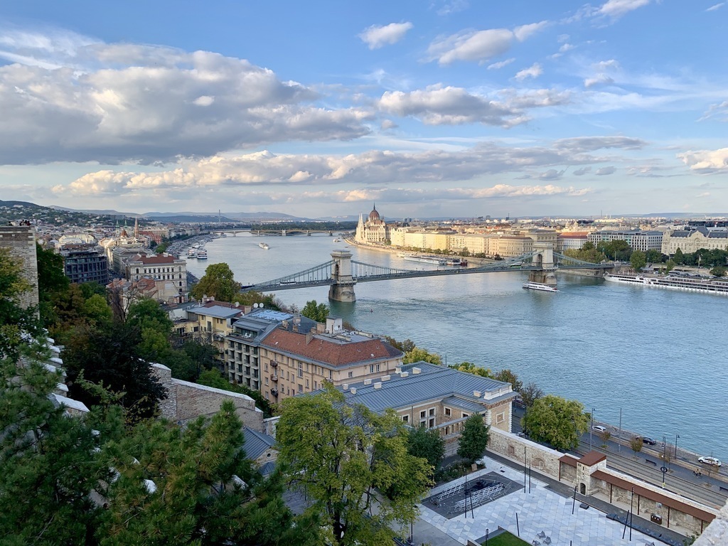 view of the city from the castle 