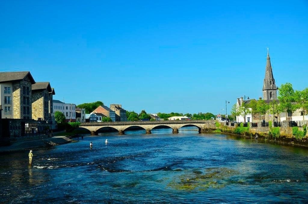 Ballina ridge pool  famous for salmon fishing