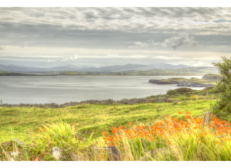 View from the Donegal cottage 