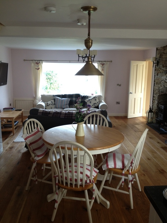 Open plan living space with Ocean view