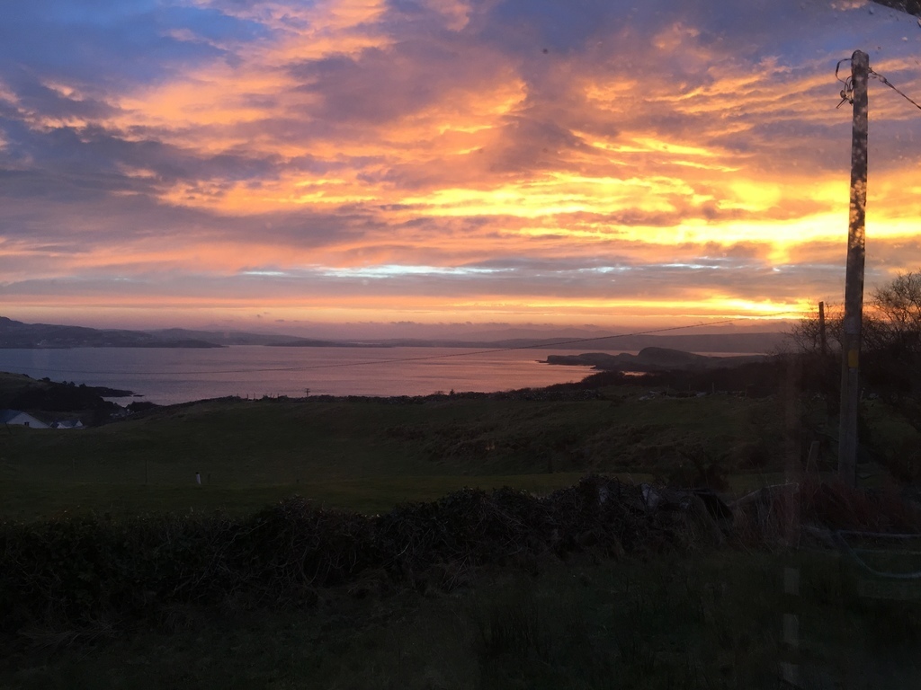 If you are up early watch the Sunrise from the sun room