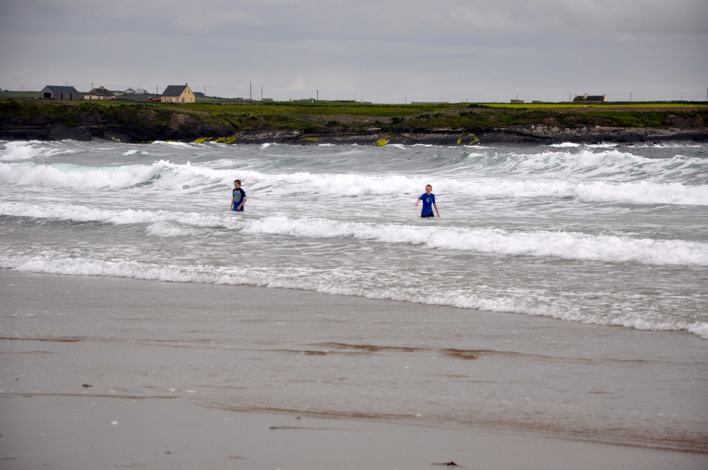 Photos of Spanish Point beach (with tide in) taken by Italian intervac visitors