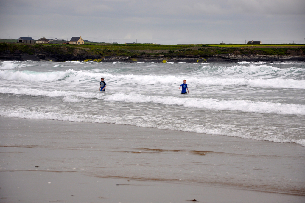 Photos of Spanish Point beach (with tide in) taken by Italian intervac visitors