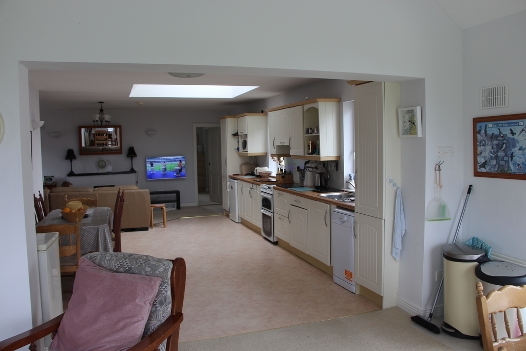 Open plan kitchen