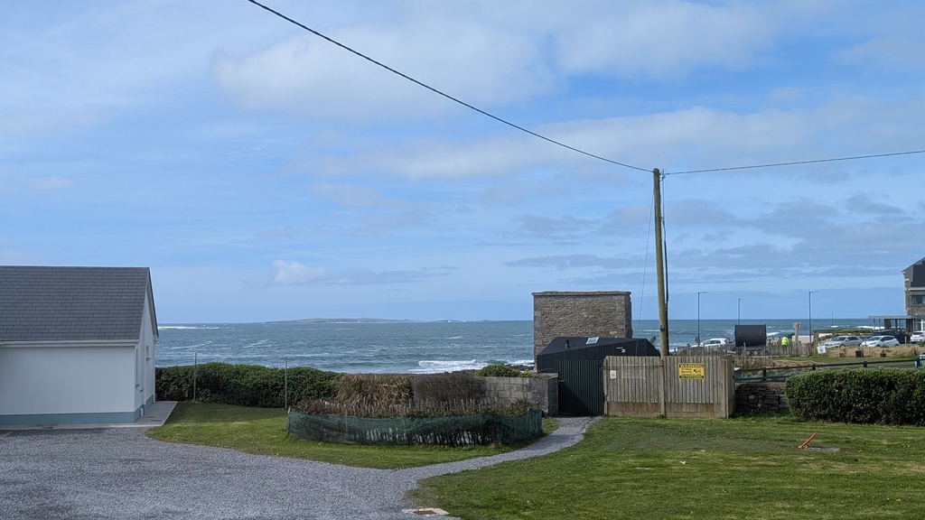 Sea view from sitting room
