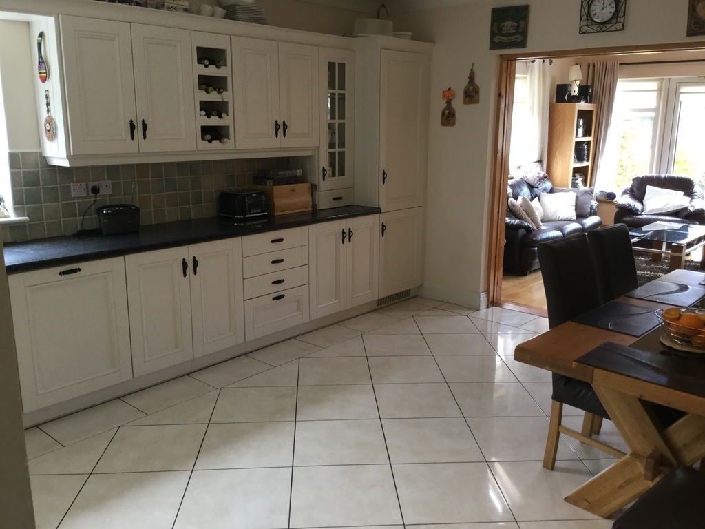 Kitchen view from hallway