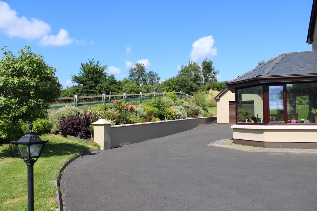 Sunroom Exterior, Side Flower Bank 