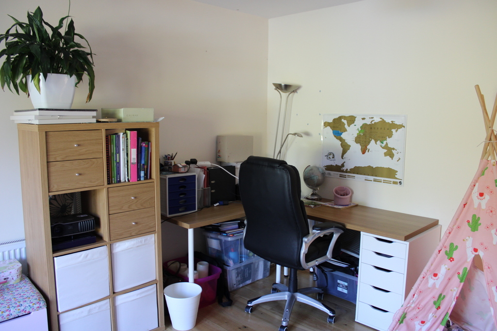 Study/Office area in Playroom