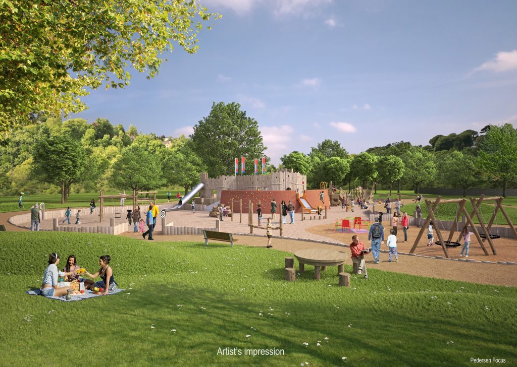 Playground in the city