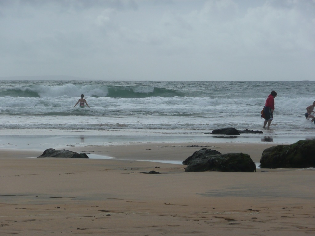 Enjoying the water at Fanore