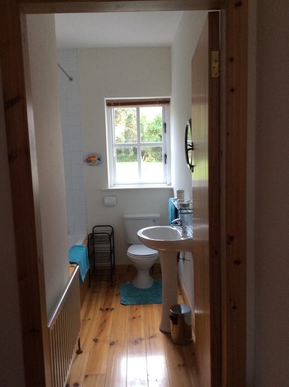 One of the bathrooms