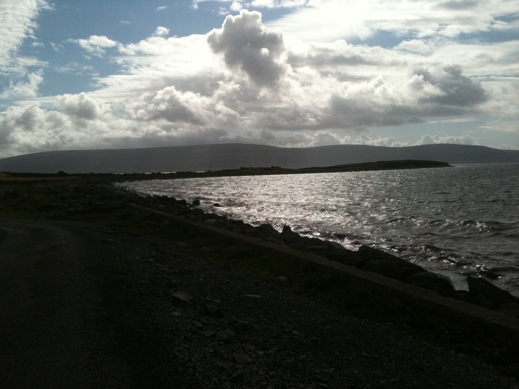 Bishops Quarter beach, evening view