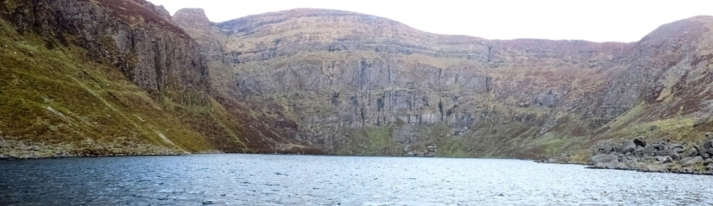 Coumshingaun, Corrie lake in Comeragh Mountains 