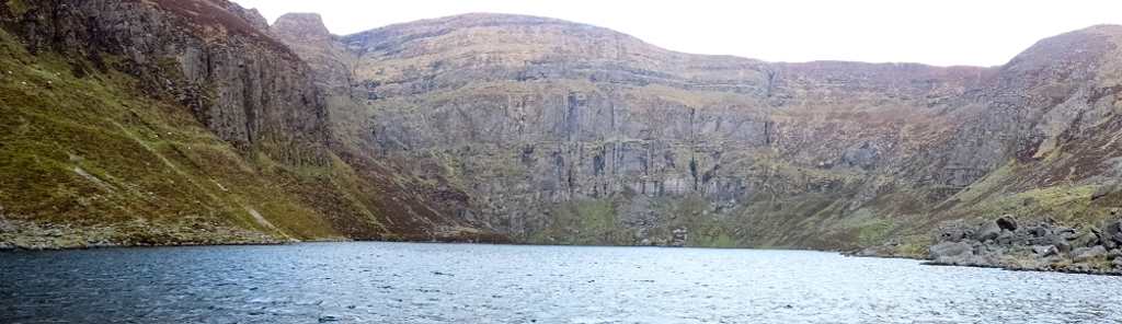 Coumshingaun, Corrie lake in Comeragh Mountains 